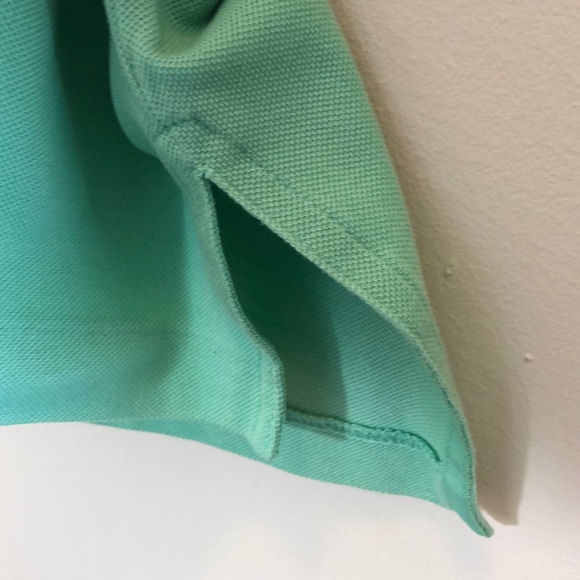 Polo by RL Lt Green Golf Shirt Lt Blue Pony XL - Picture 6 of 8